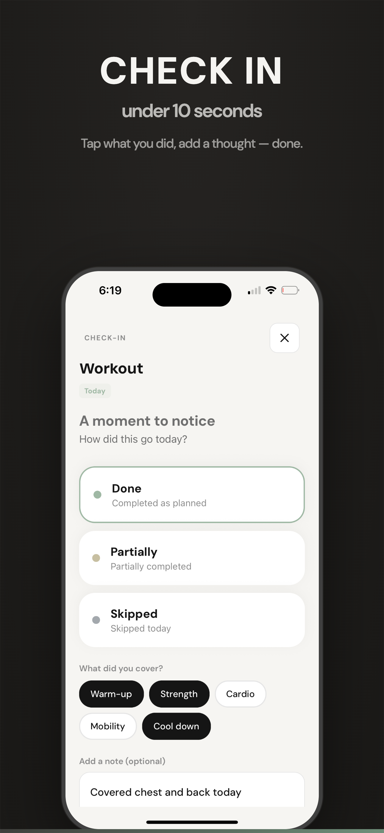 Check in under 10 seconds